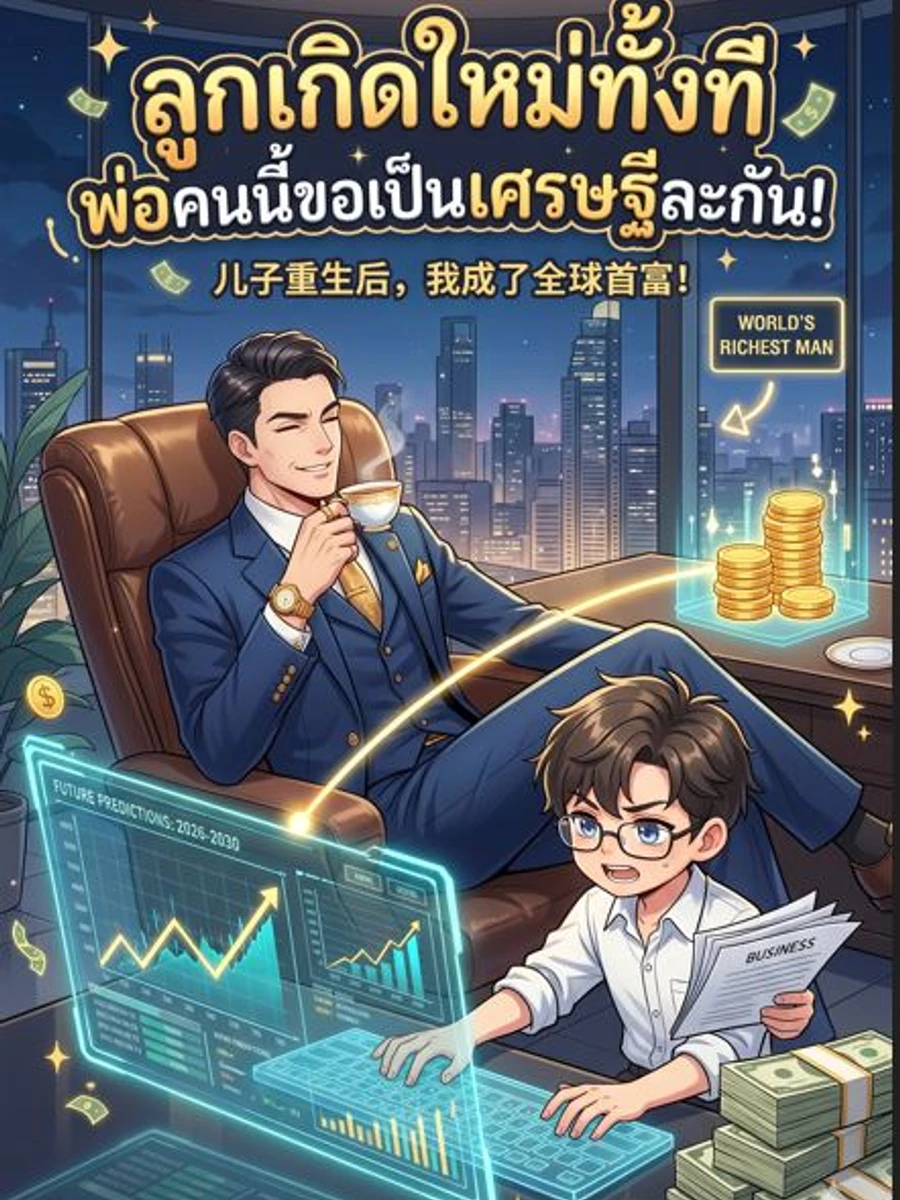 ปก ลูกเกิดใหม่ทั้งที พ่อคนนี้ขอเป็นเศรษฐีละกัน!