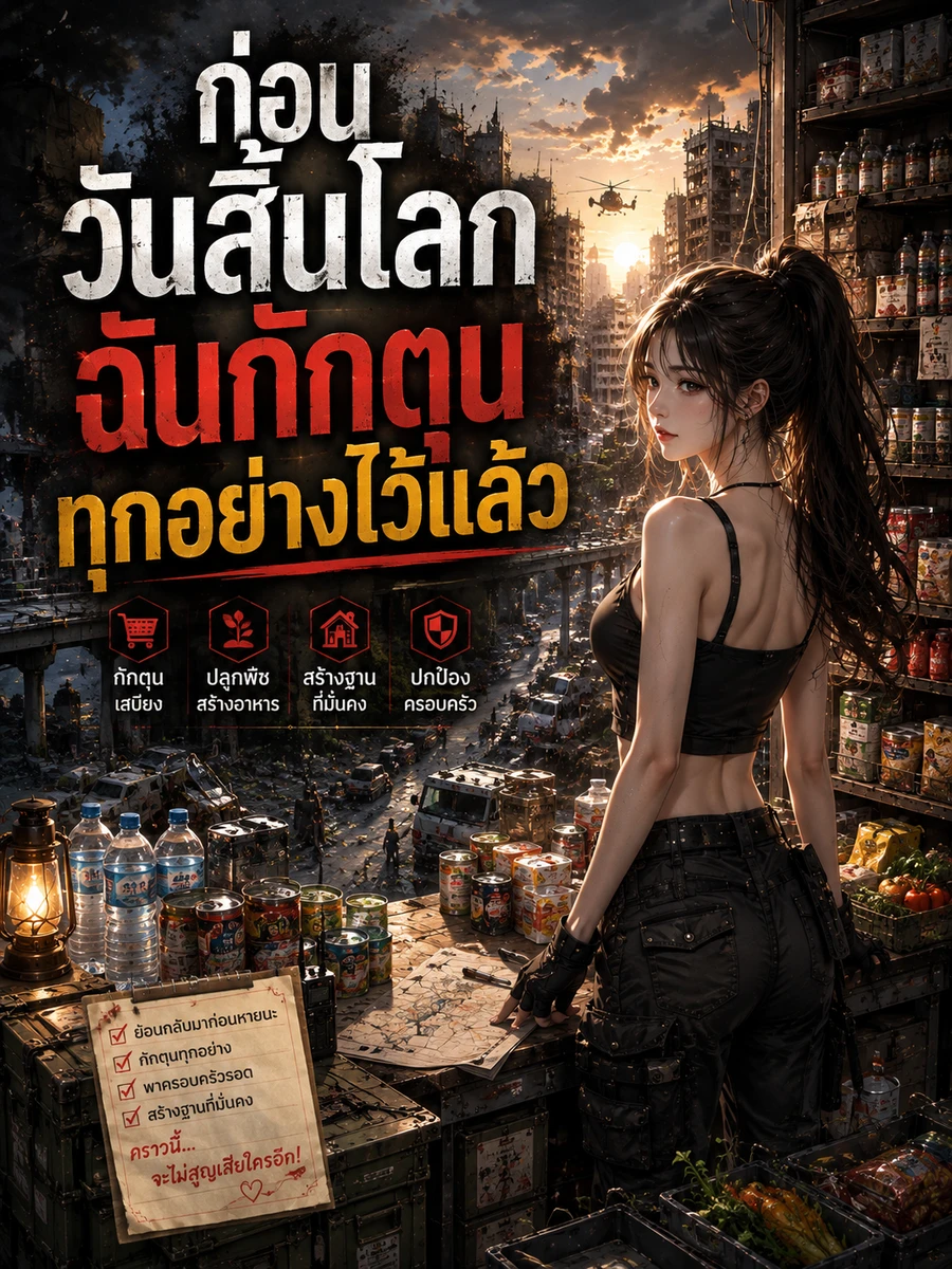 ปก ก่อนวันสิ้นโลก ฉันกักตุนทุกอย่างไว้แล้ว