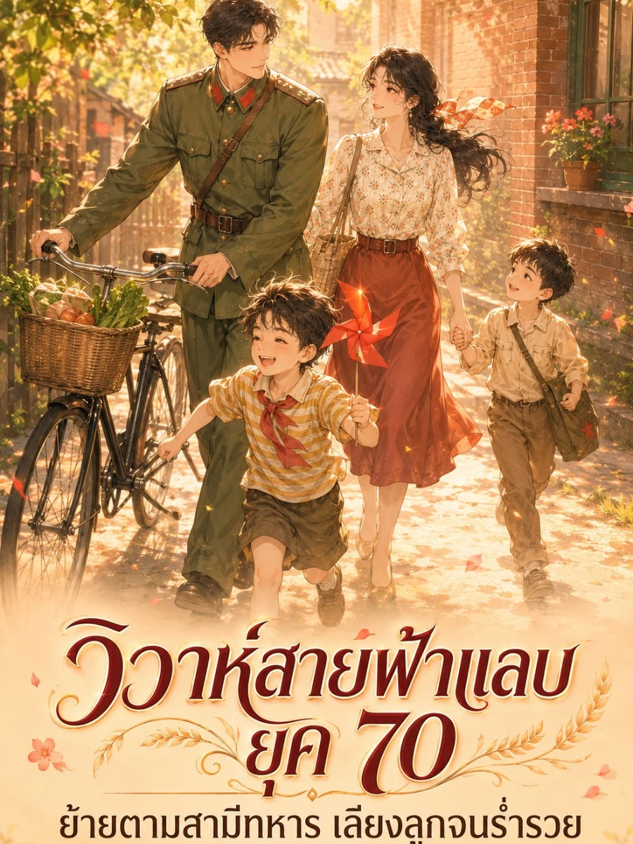 ปก วิวาห์สายฟ้าแลบยุค 70: ย้ายตามสามีทหาร เลี้ยงลูกจนร่ํารวย