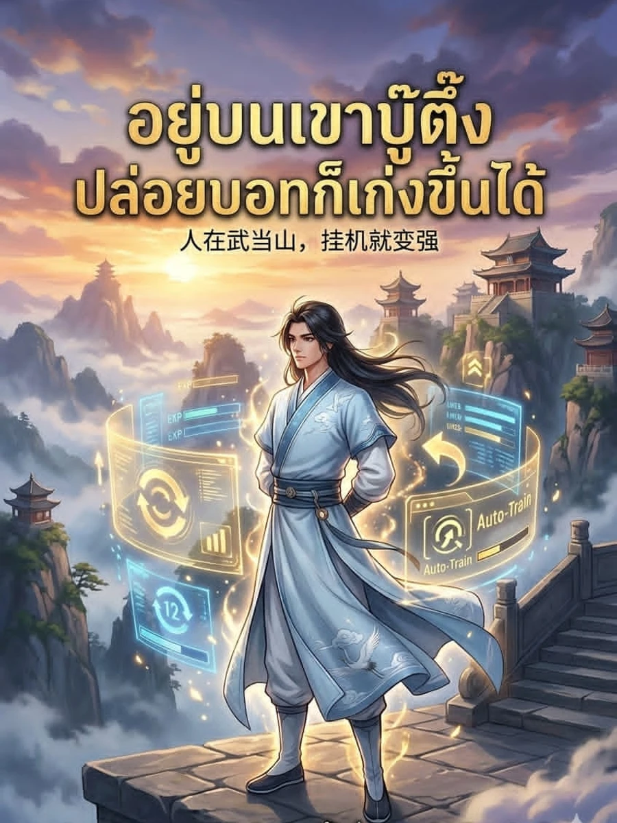 ปก อยู่บนยอดเขาบู๊ตึ๊ง ปล่อยบอทก็เก่งขึ้นได้