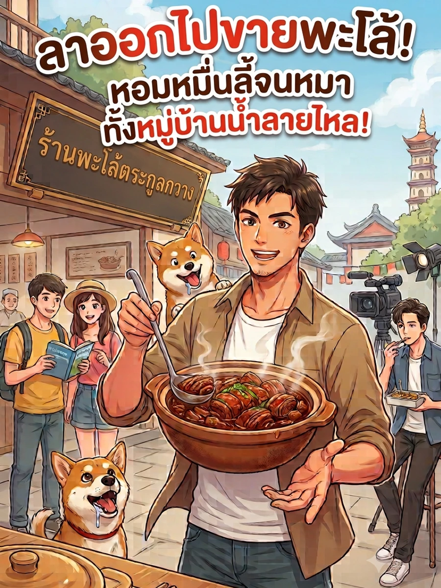 ปก [ฟรี50]ลาออกไปขายพะโล้ หอมหมื่นลี้จนหมาทั้งหมู่บ้านน้ําลายไหล! (Food: Stop Braising It even the Village Dogs are Drooling with Envy!)