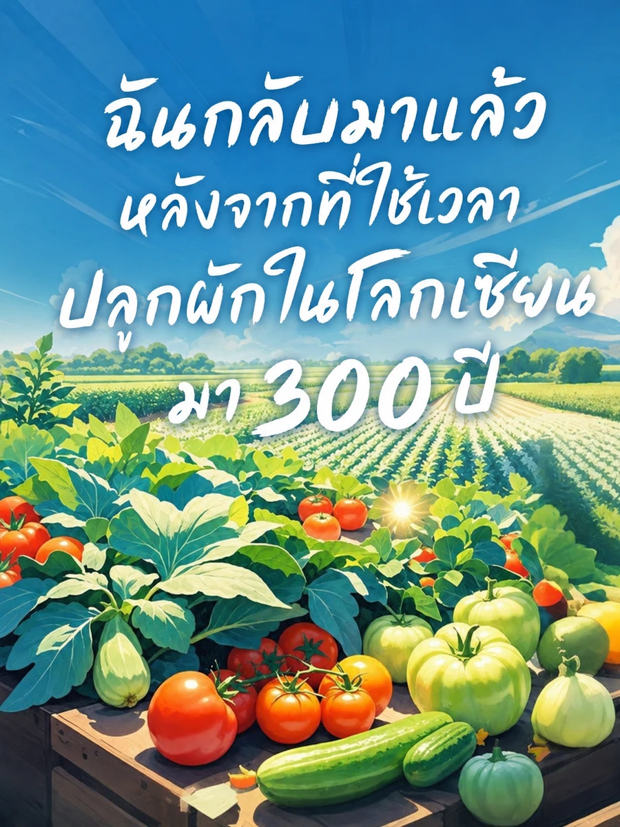 ปก [จบแล้ว] ฉันกลับมาแล้ว หลังจากที่ใช้เวลาปลูกผักในโลกเซียนมา 300 ปี