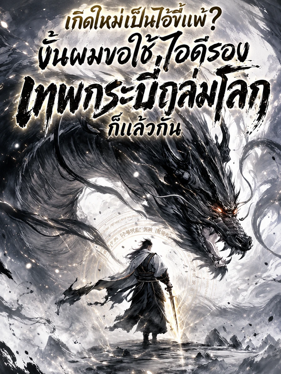 ปก เกิดใหม่เป็นไอ้ขี้แพ้? งั้นผมขอใช้ไอดีรองเทพกระบี่ถล่มโลกก็แล้วกัน