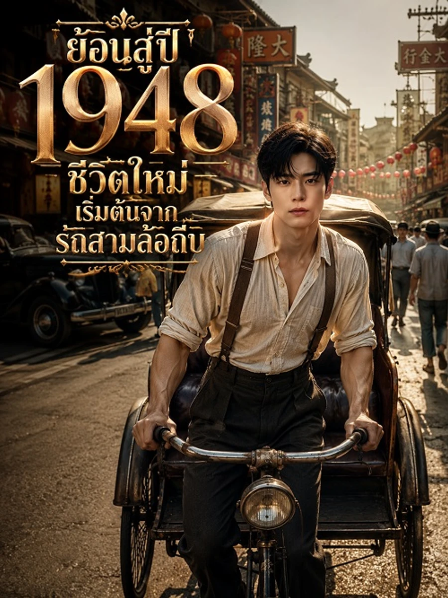 ปก ย้อนสู่ปี 1948 ชีวิตใหม่เริ่มต้นจากรถสามล้อถีบ