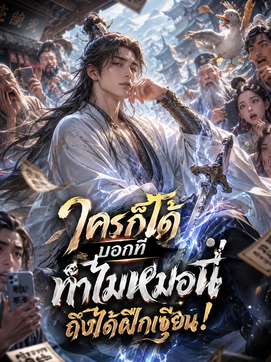 ปก ใครก็ได้บอกที ทําไมหมอนี่ถึงได้ฝึกเซียน!
