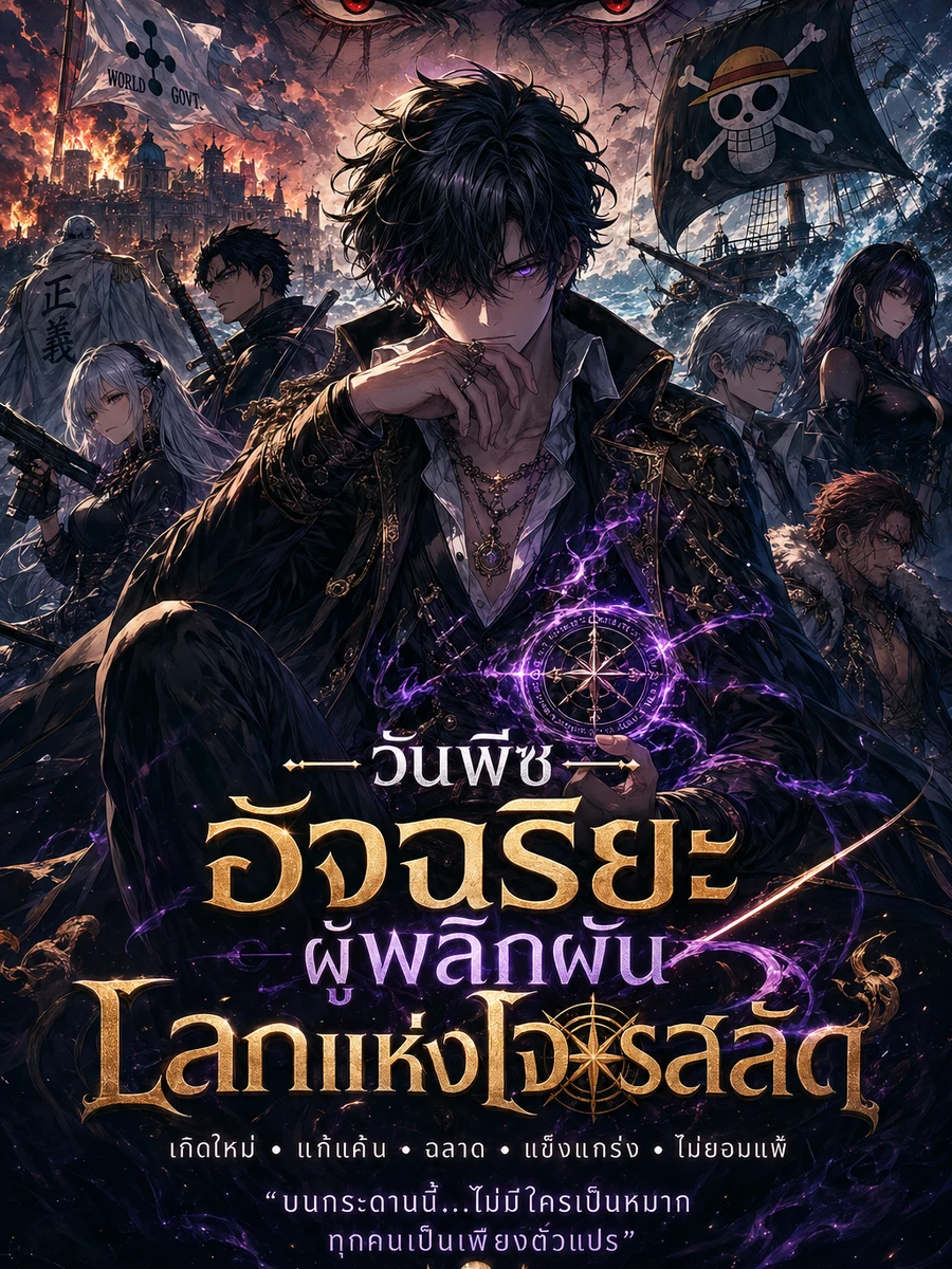 ปก (อ่านฟรีจนจบ)วันพีซ: อัจฉริยะผู้พลิกผันโลกแห่งโจรสลัด