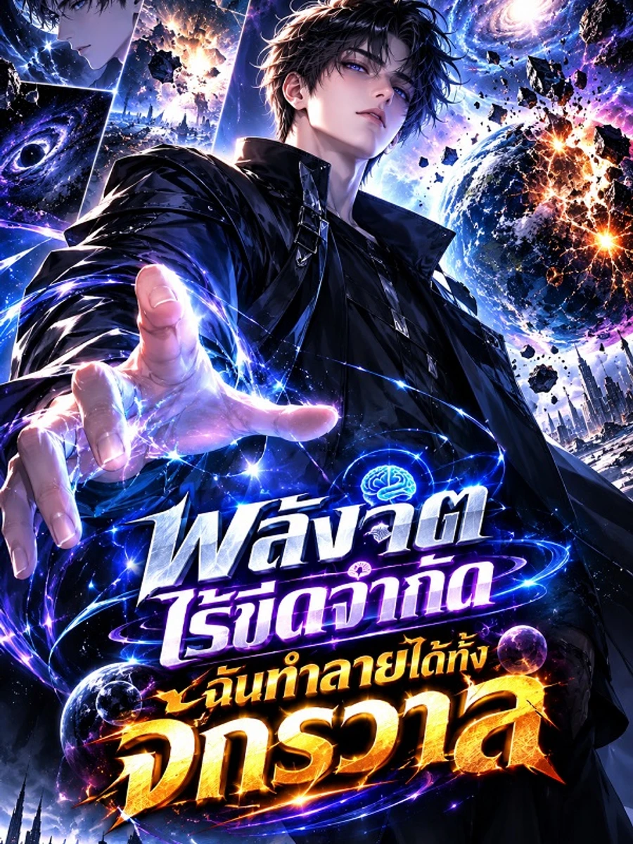 ปก พลังจิตไร้ขีดจํากัด ฉันทําลายได้ทั้งจักรวาล