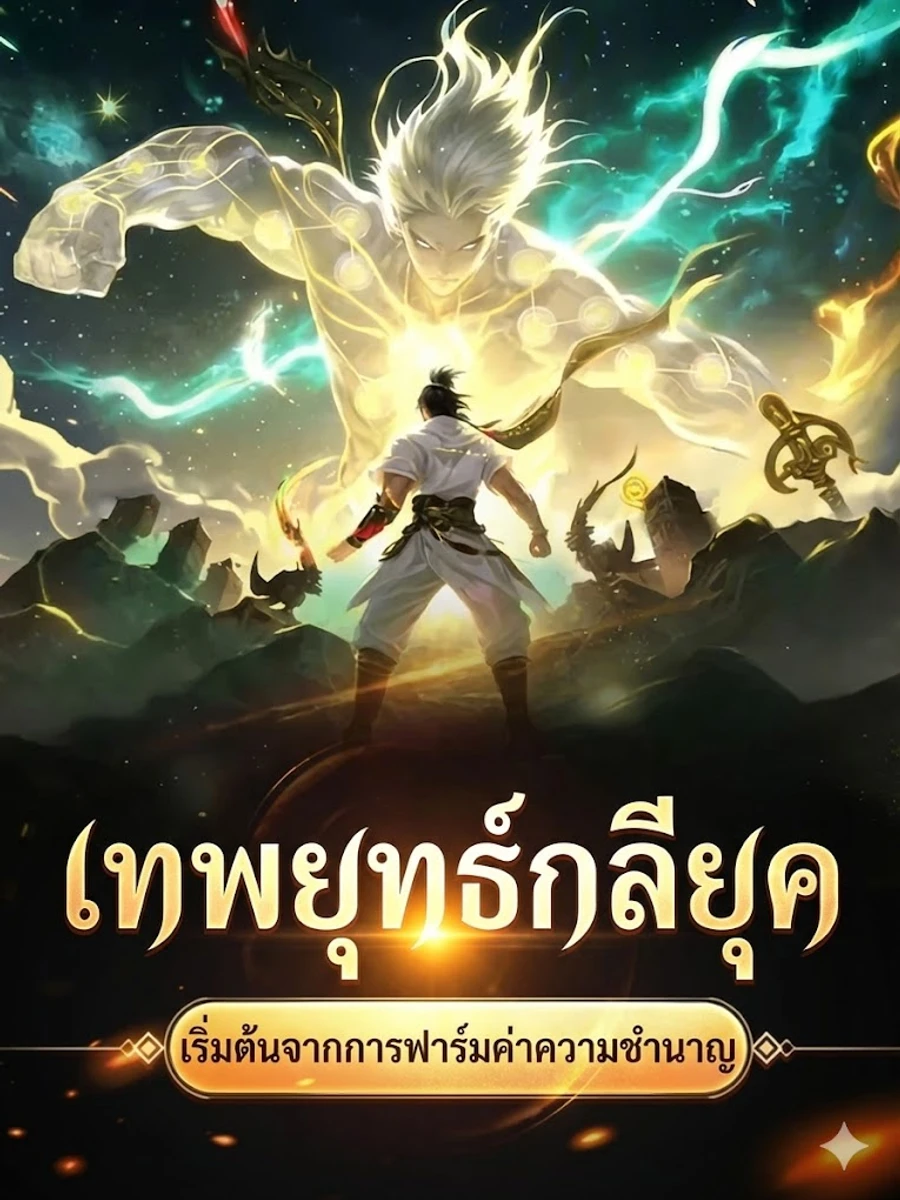 ปก เทพยุทธ์กลียุค: เริ่มต้นจากการฟาร์มค่าความชํานาญ