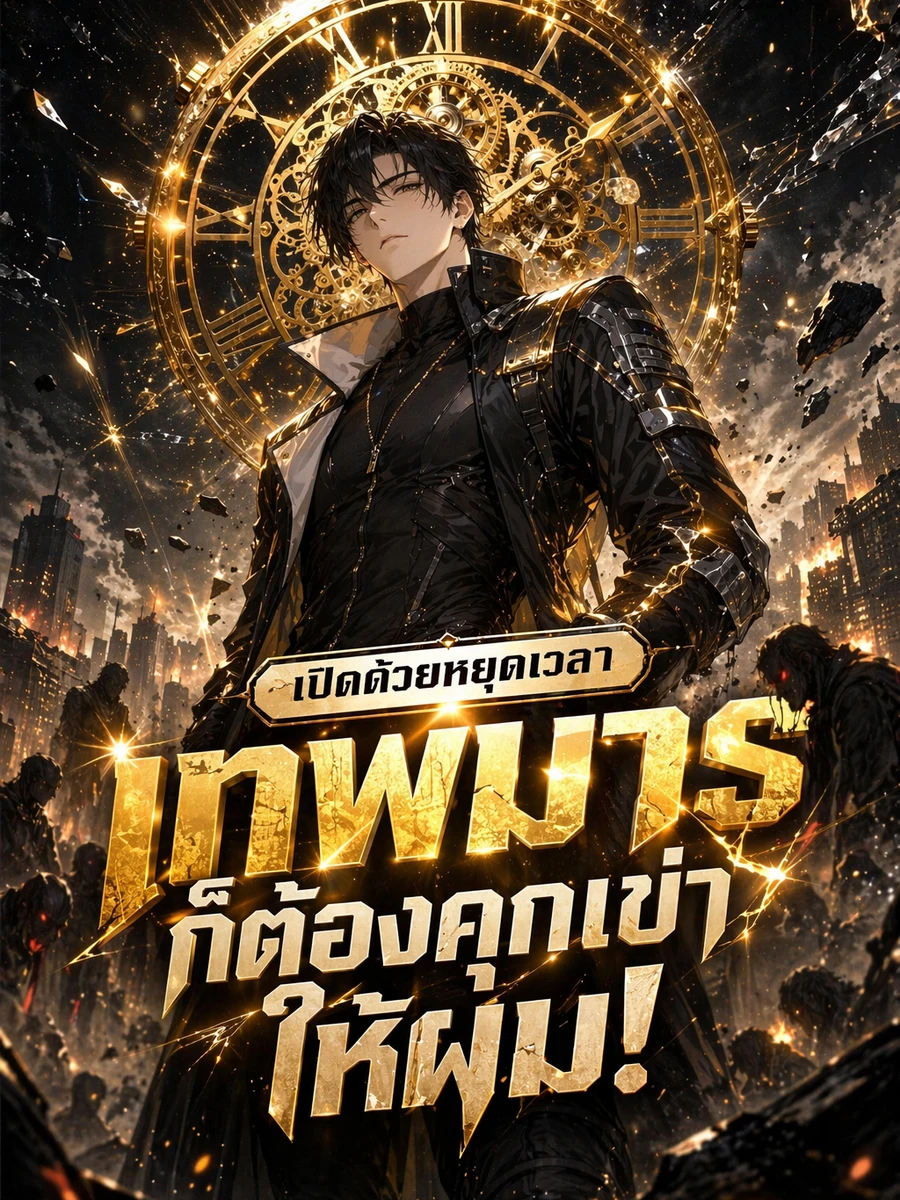 ปก เปิดด้วยหยุดเวลา เทพมารก็ต้องคุกเข่าให้!