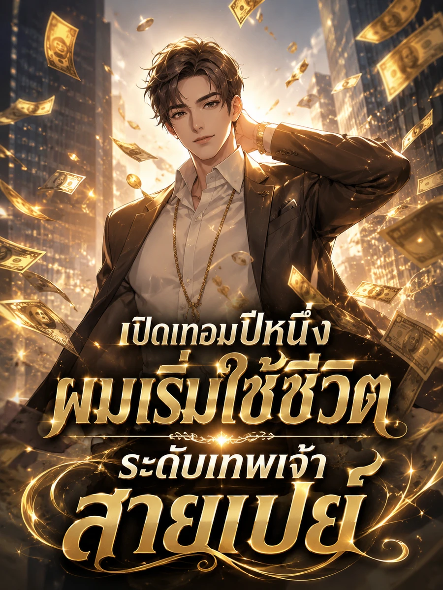 ปก เปิดเทอมปีหนึ่งผมเริ่มใช้ชีวิตระดับเทพเจ้าสายเปย์