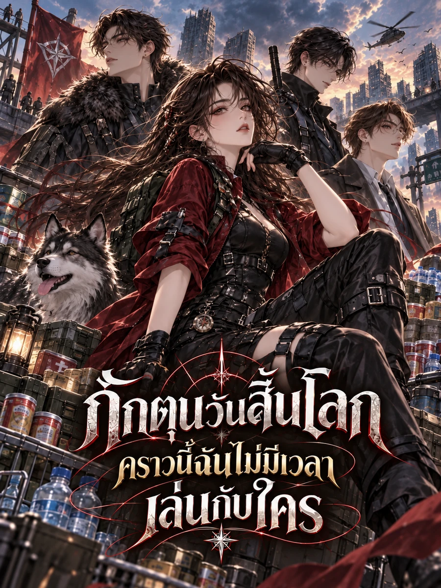 ปก (จบแล้ว) กักตุนวันสิ้นโลก คราวนี้ฉันไม่มีเวลาเล่นกับใคร