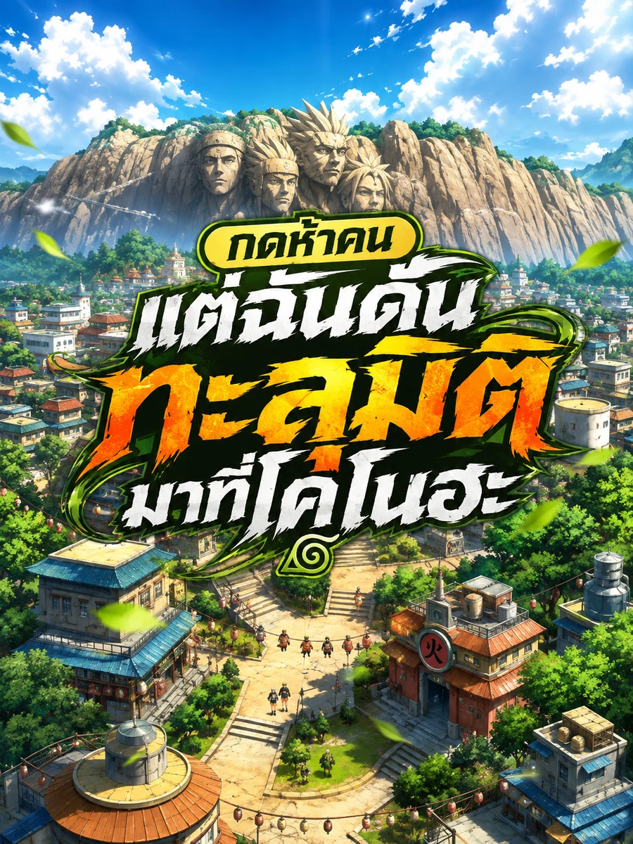 ปก กดห้าคน แต่ฉันดันทะลุมิติมาที่โคโนฮะ