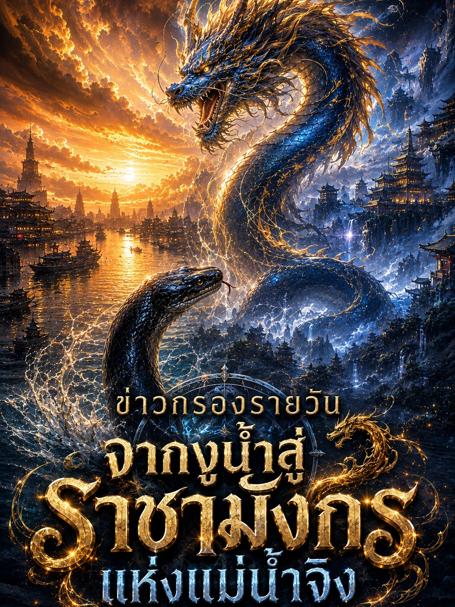 ปก ข่าวกรองรายวัน : จากงูน้ําสู่ราชามังกรแห่งแม่น้ําจิง