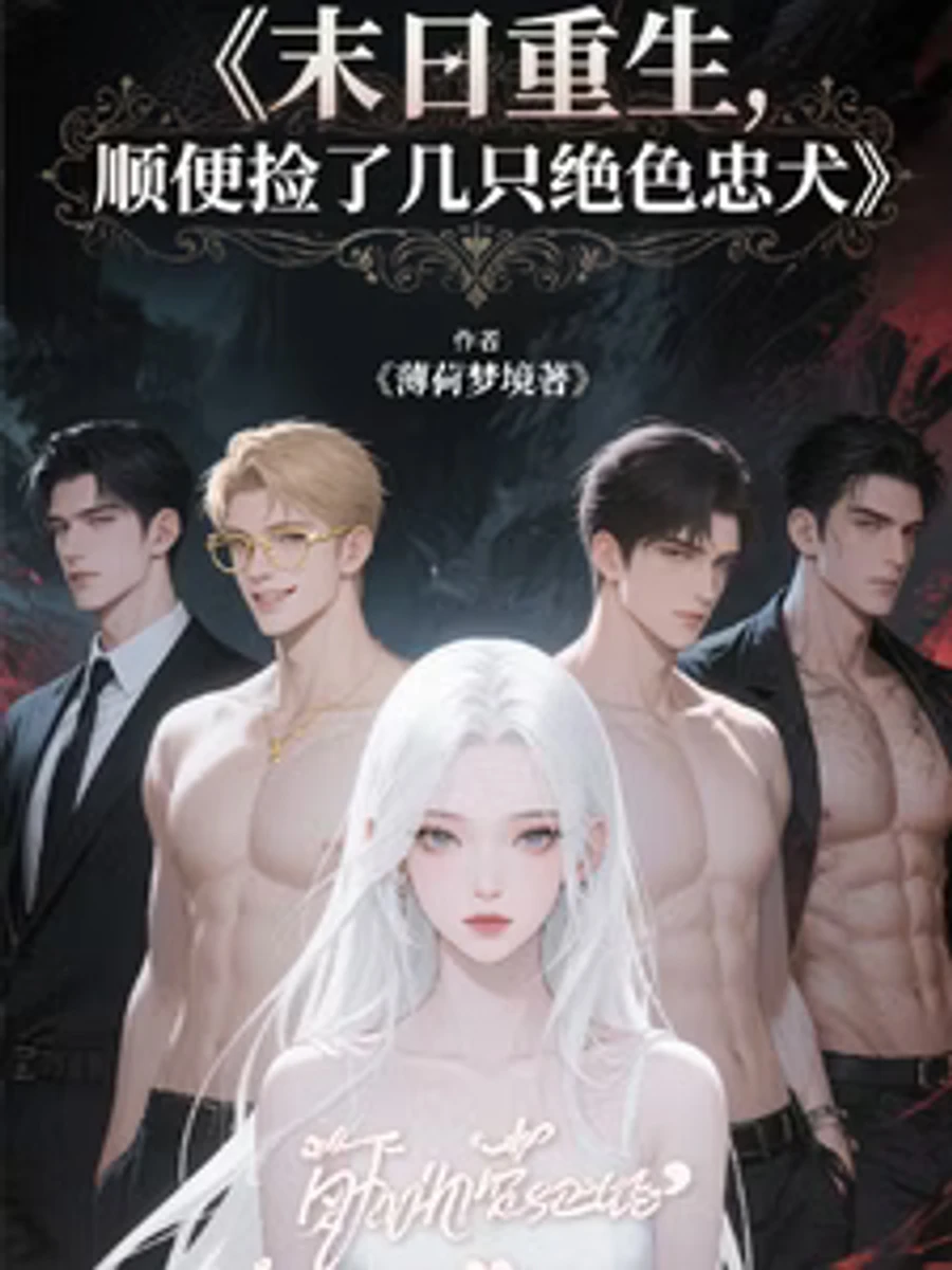 ปก "เกิดใหม่ในวันสิ้นโลก: บังเอิญเก็บเหล่าชายหนุ่มผู้ซื่อสัตย์มาเลี้ยง"