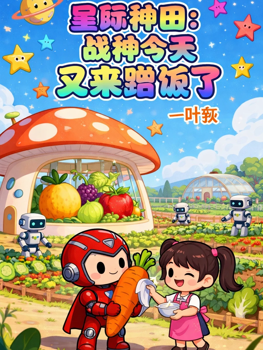 ปก ปลูกผักข้ามดวงดาว: ท่านเทพสงครามมาเนียนขอข้าวกินอีกแล้ว!
