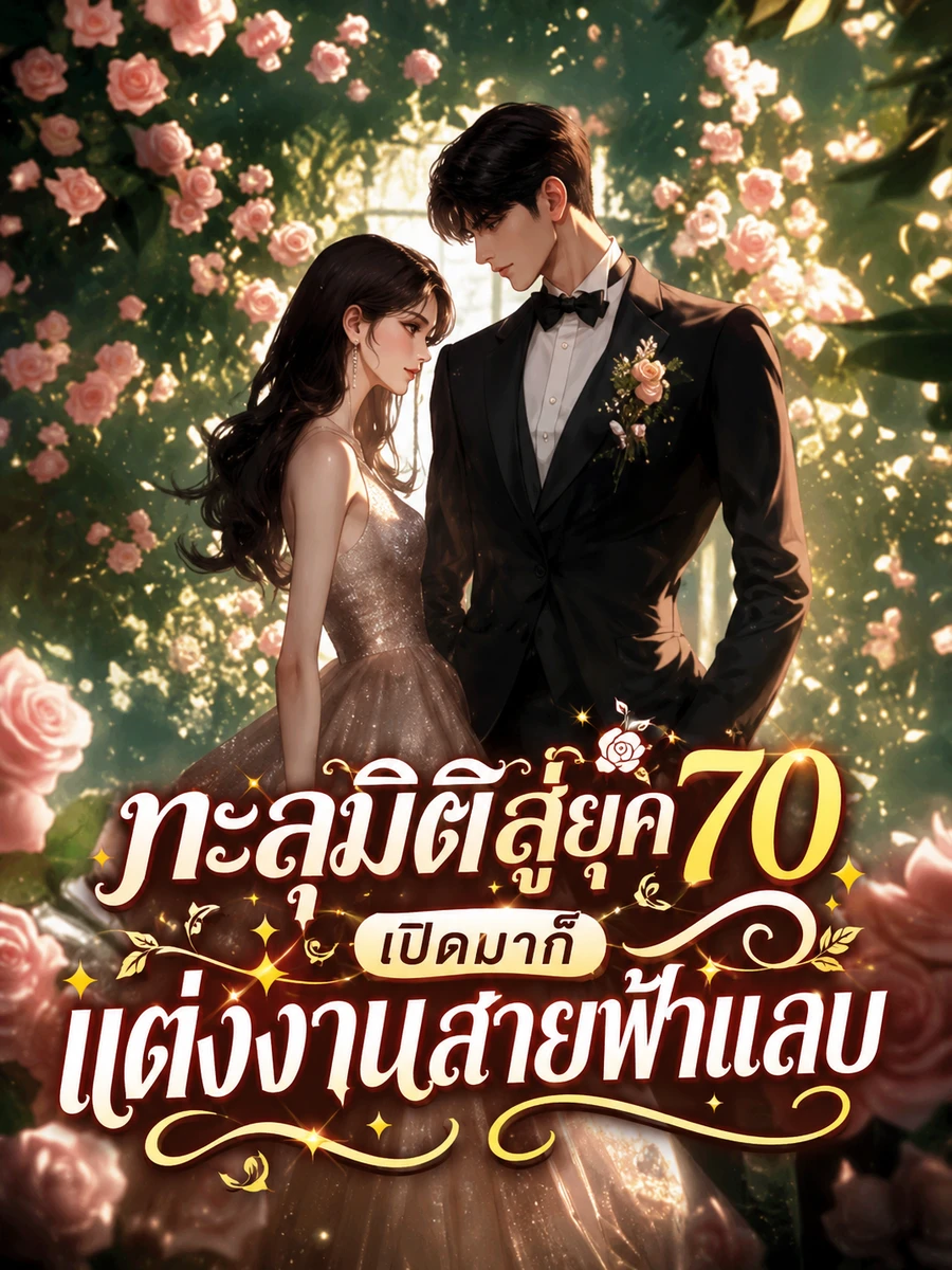 ปก ทะลุมิติสู่ยุค 70 เปิดมาก็แต่งงานสายฟ้าแลบ