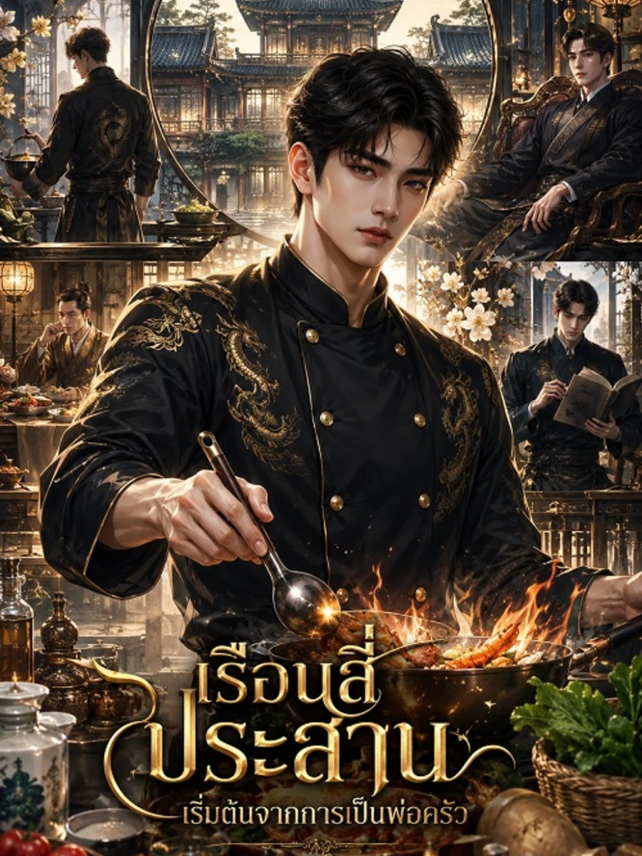 ปก เรือนสี่ประสาน เริ่มต้นจากการเป็นพ่อครัว