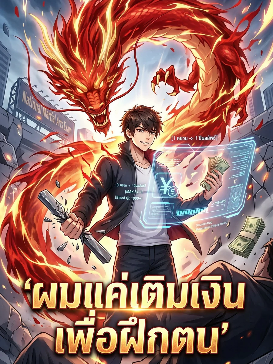 ปก ผมแค่เติมเงินเพื่อฝึกตน