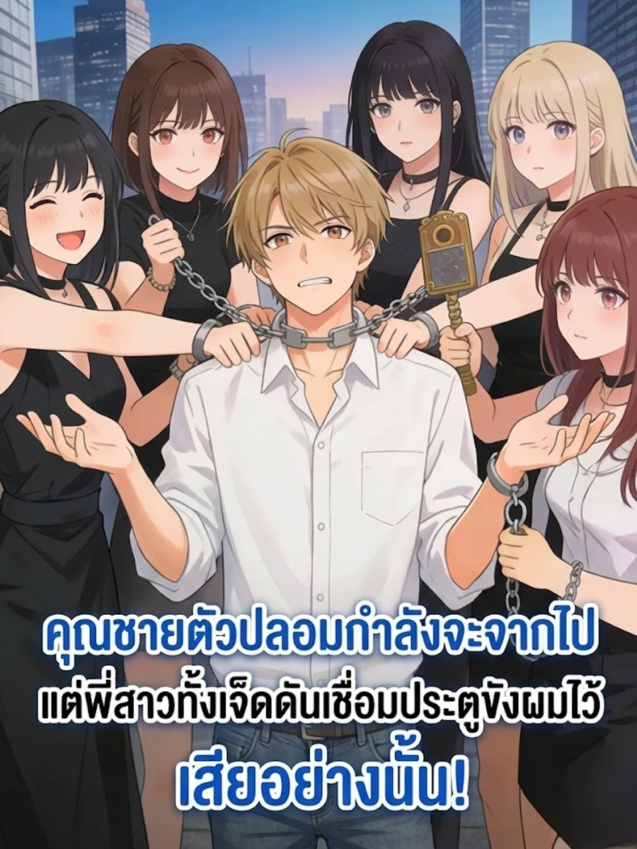 ปก [ฟรี100]คุณชายตัวปลอมกําลังจะจากไป แต่พี่สาวทั้งเจ็ดดันเชื่อมประตูขังผมไว้เสียอย่างนั้น!