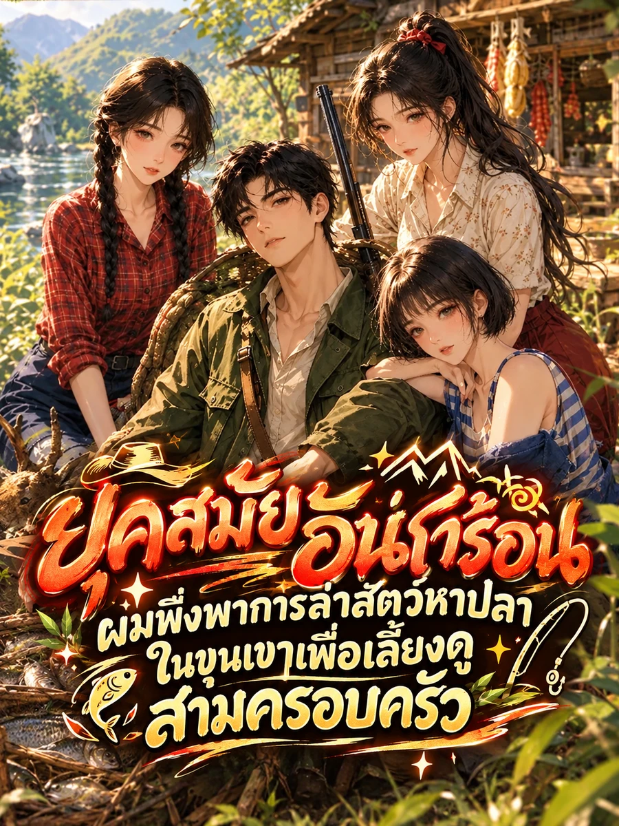ปก ยุคสมัยอันเร่าร้อน: ผมพึ่งพาการล่าสัตว์หาปลาในขุนเขาเพื่อเลี้ยงดูสามครอบครัว