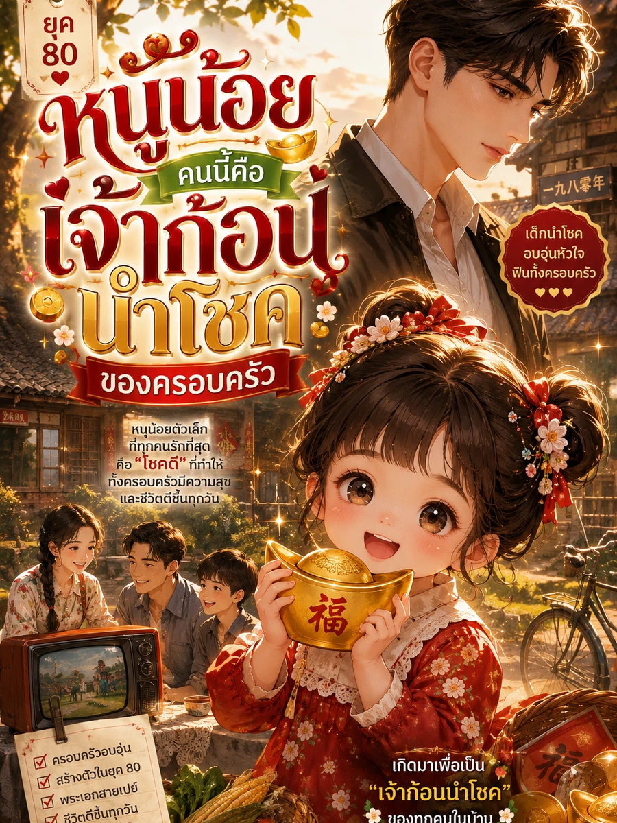 ปก หนูน้อยคนนี้คือเจ้าก้อนนําโชคของครอบครัว