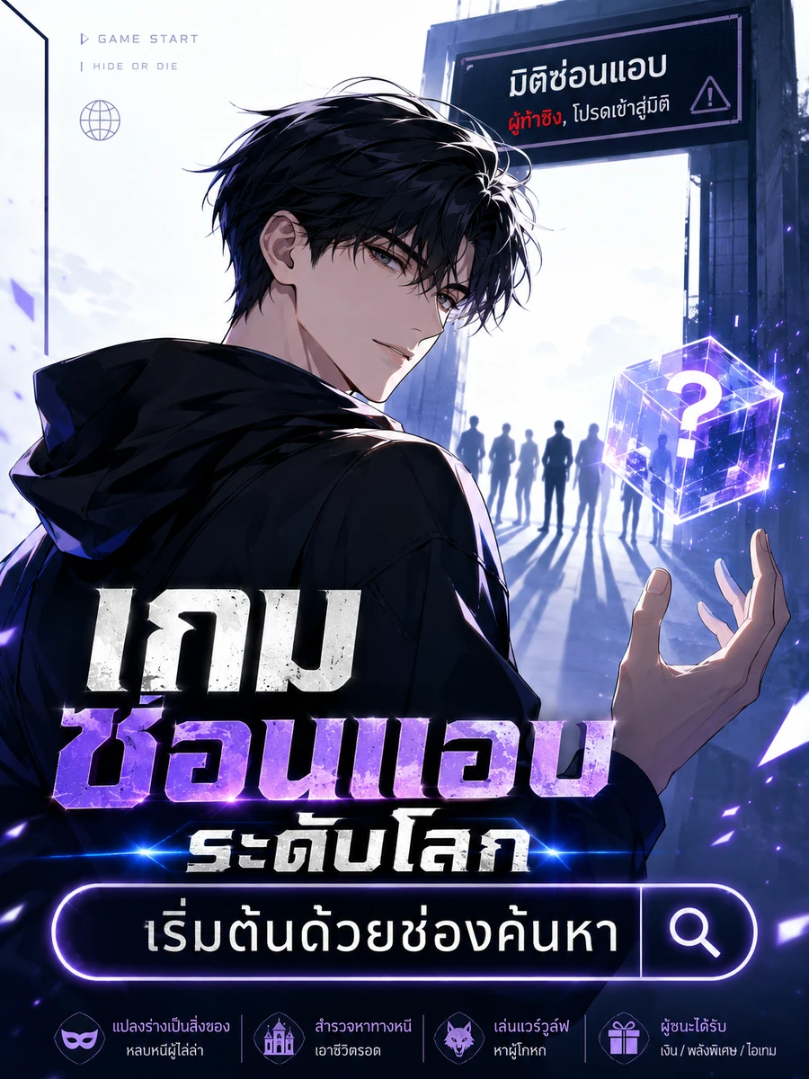 ปก เกมซ่อนแอบระดับโลก: เริ่มต้นด้วยช่องค้นหา