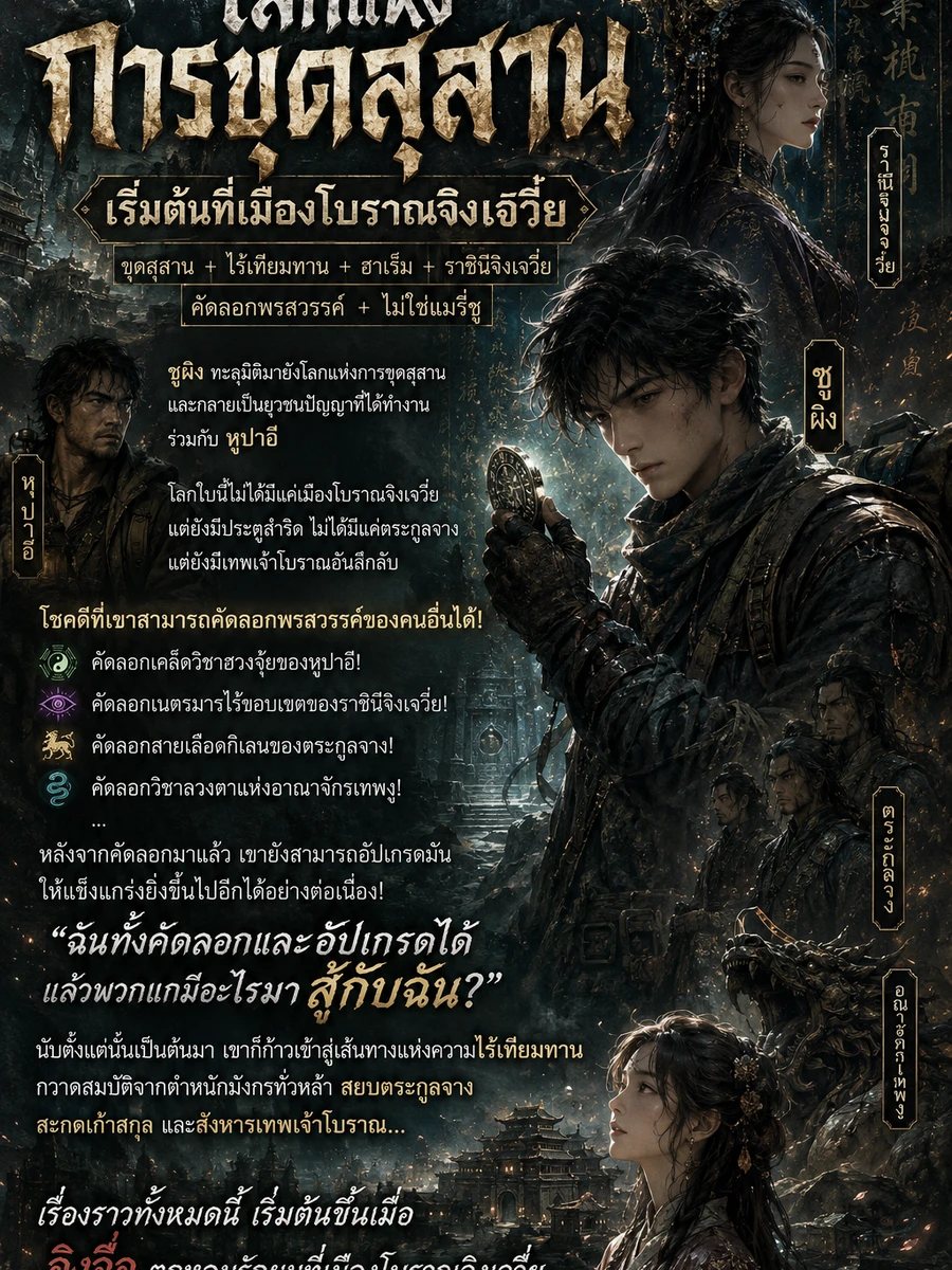 ปก จอมโจรปล้นสุสาน: คัดลอกพรสวรรค์ไร้ขีดจํากัด