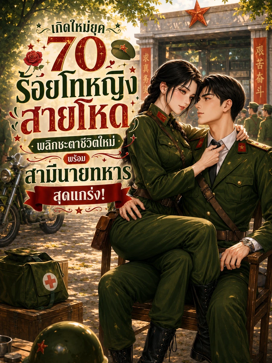 ปก เกิดใหม่ยุค 70: ร้อยโทหญิงสายโหด พลิกชะตาชีวิตใหม่ พร้อมสามีนายทหารสุดแกร่ง!