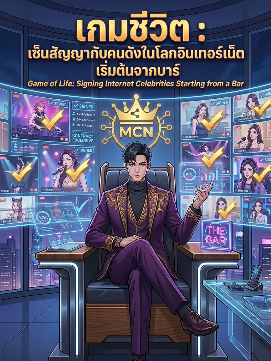 ปก เกมชีวิต : เซ็นสัญญากับคนดังในโลกอินเทอร์เน็ต เริ่มต้นจากบาร์