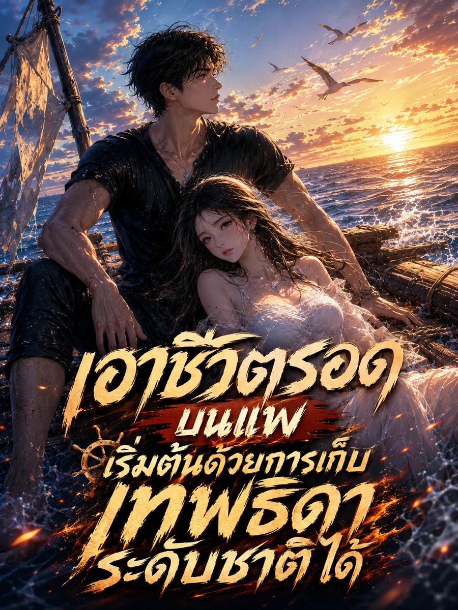 ปก เอาชีวิตรอดบนแพ เริ่มต้นด้วยการเก็บเทพธิดาระดับชาติได้