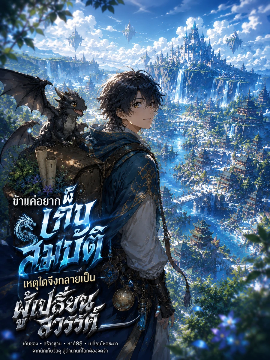ปก ข้าแค่อยากเก็บสมบัติ เหตุใดจึงกลายเป็นผู้เปลี่ยนสวรรค์