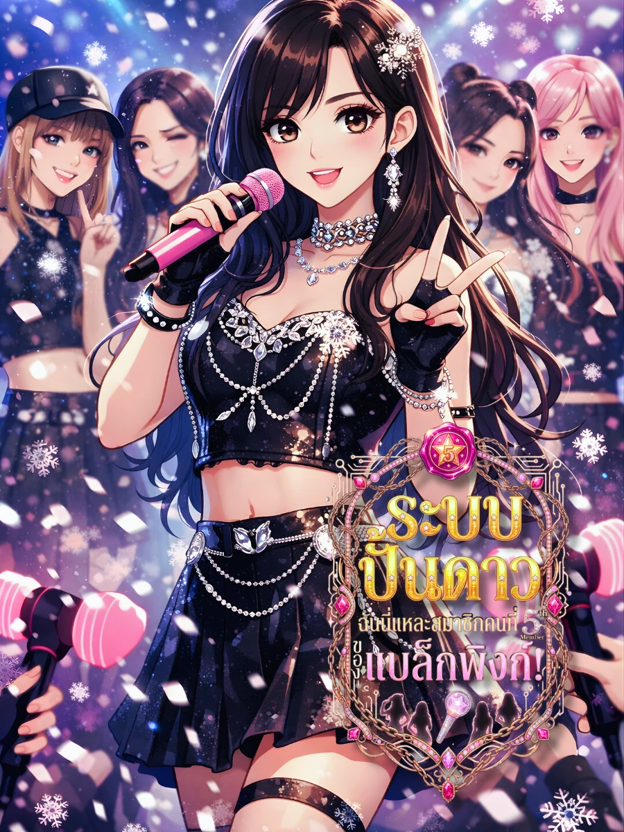 ปก [จบแล้ว] ระบบปั้นดาว : ฉันนี่แหละสมาชิกคนที่ 5 ของแบล็กพิงก์!