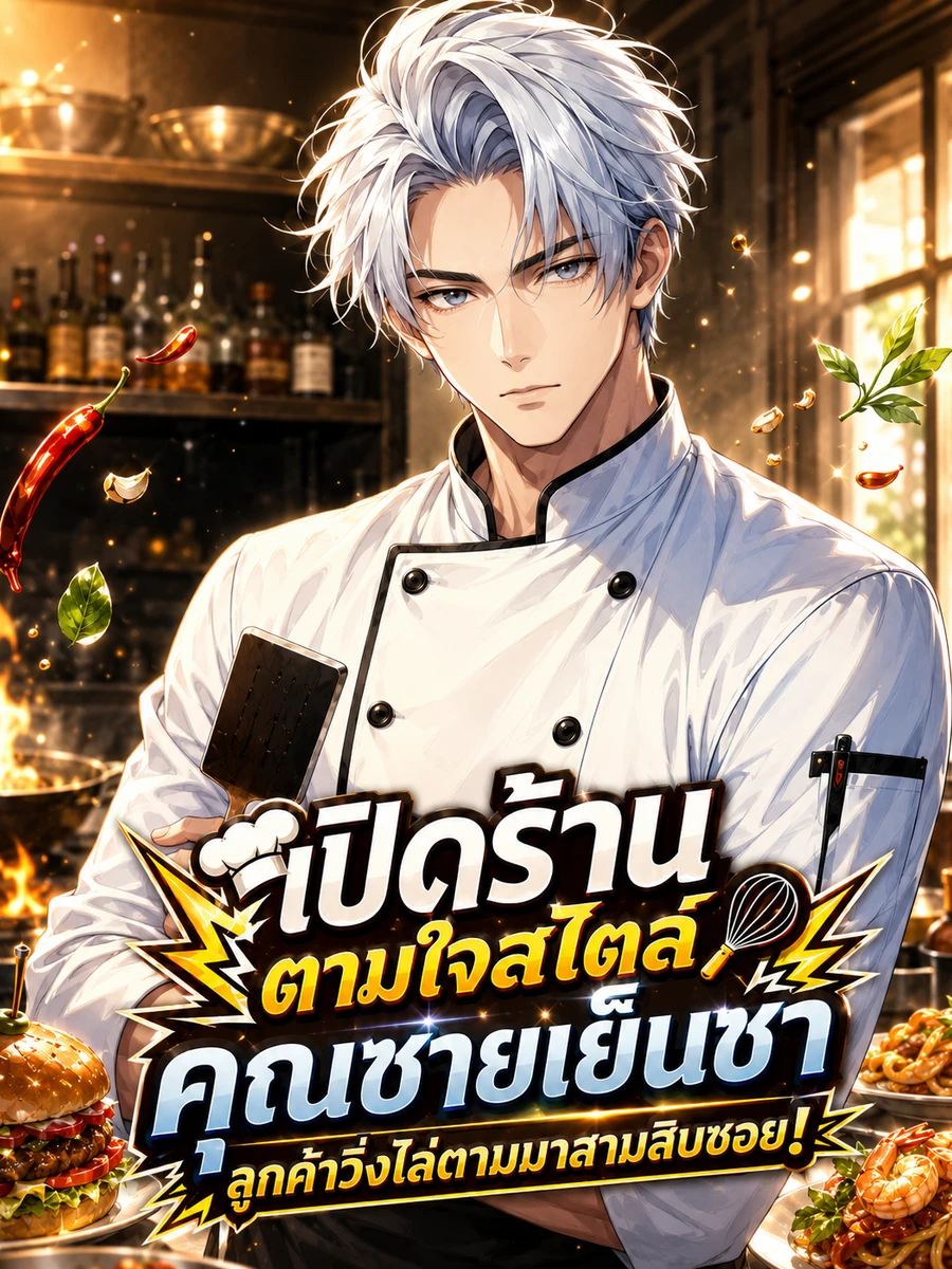 ปก เปิดร้านตามสไตล์คุณชายเย็นชาลูกค้าวิ่งไล่ตามมาสามสิบซอย