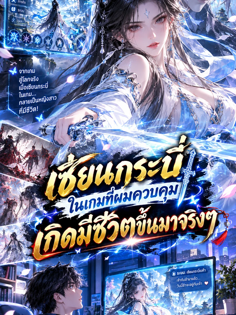ปก เซียนกระบี่ในเกมที่ผมควบคุมเกิดมีชีวิตขึ้นมาจริงๆ