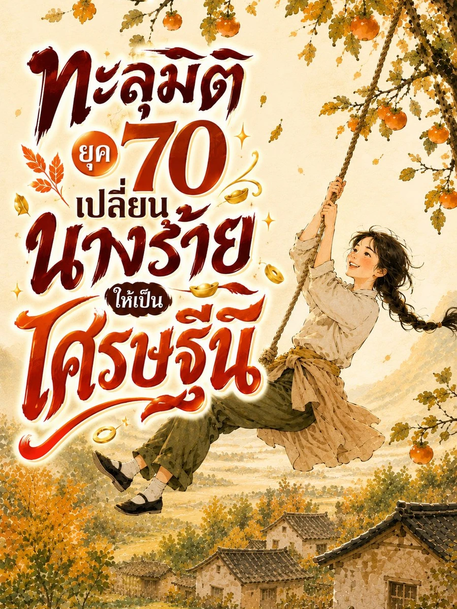 ปก ทะลุมิติยุค 70: เปลี่ยนนางร้ายให้เป็นเศรษฐีนี