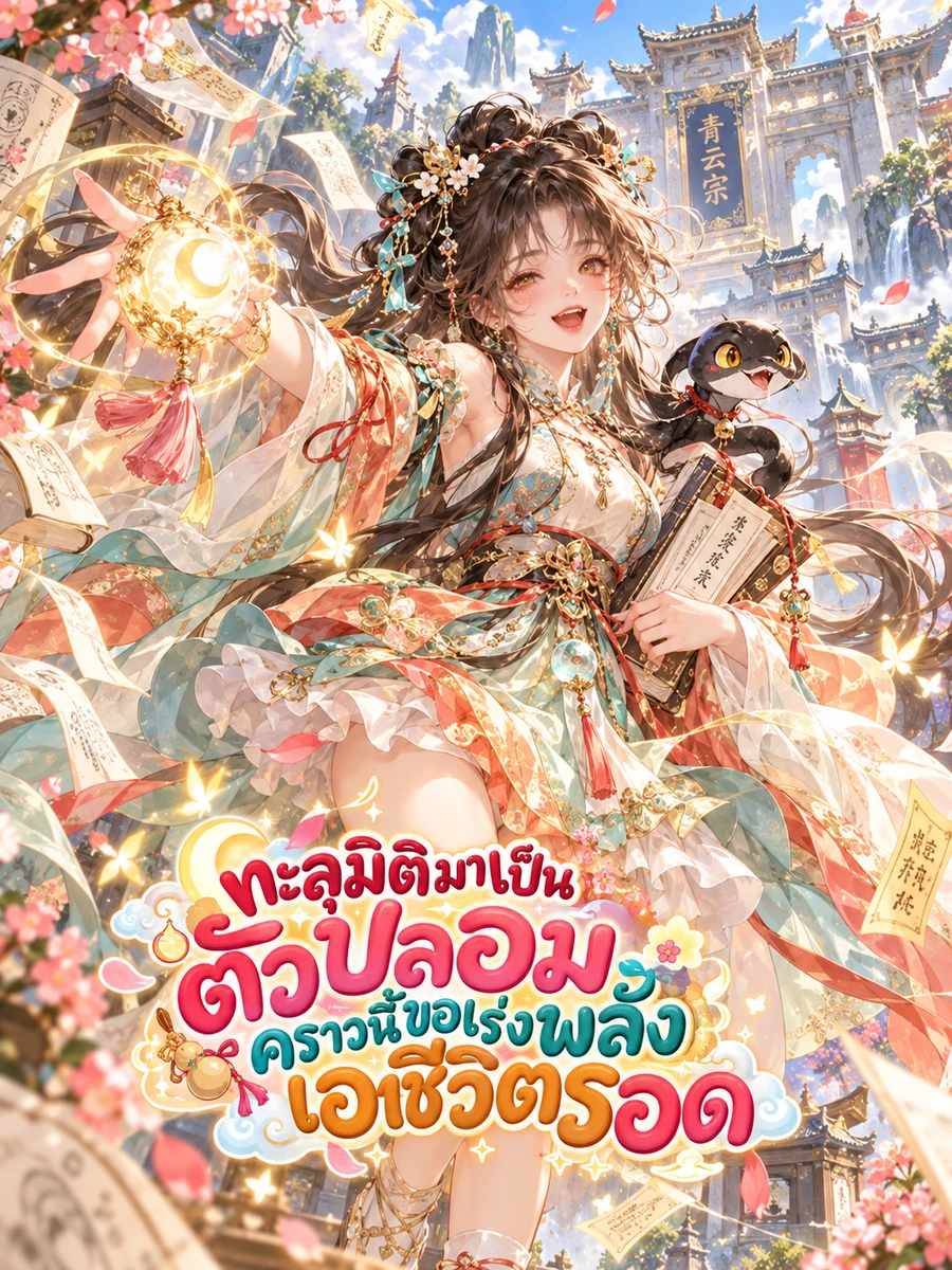 ปก ทะลุมิติมาเป็นตัวปลอม คราวนี้ขอเร่งพลังเอาชีวิตรอด