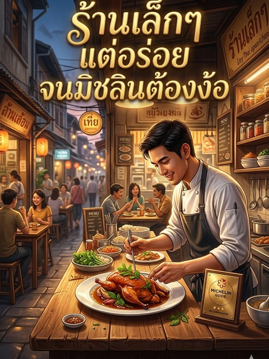 ปก ร้านเล็กๆ แต่อร่อยจนมิชลินต้องง้อ
