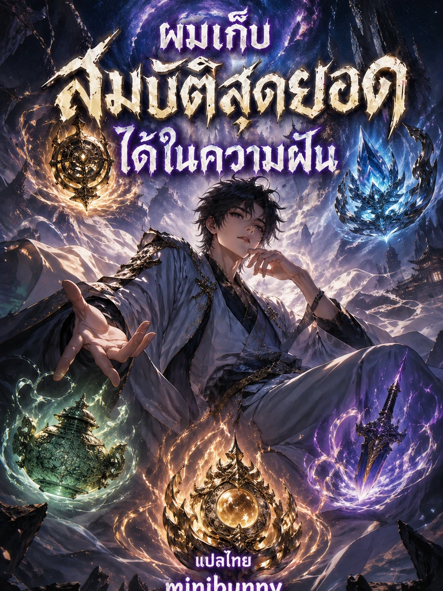 ปก ผมเก็บสมบัติสุดยอดได้ในความฝัน