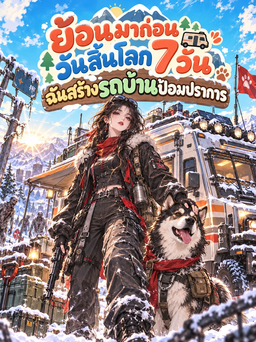 ปก ย้อนมาก่อนวันสิ้นโลก 7 วัน ฉันสร้างรถบ้านป้อมปราการ