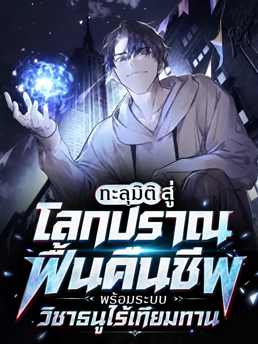 ปก ทะลุมิติสู่โลกปราณฟื้นคืนชีพ พร้อมระบบวิชาธนูไร้เทียมทาน