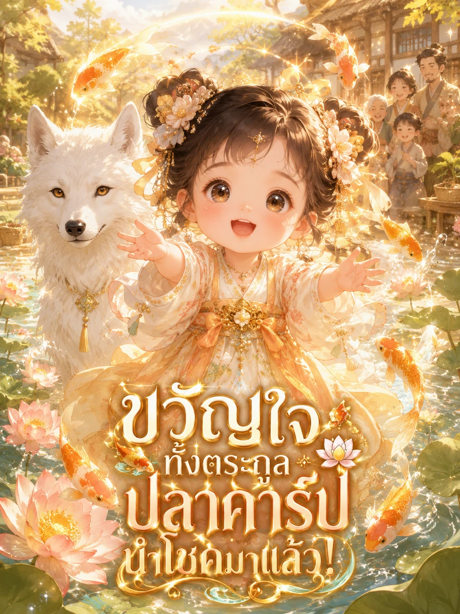 ปก ขวัญใจทั้งตระกูล ปลาคาร์ปนําโชคมาแล้ว!