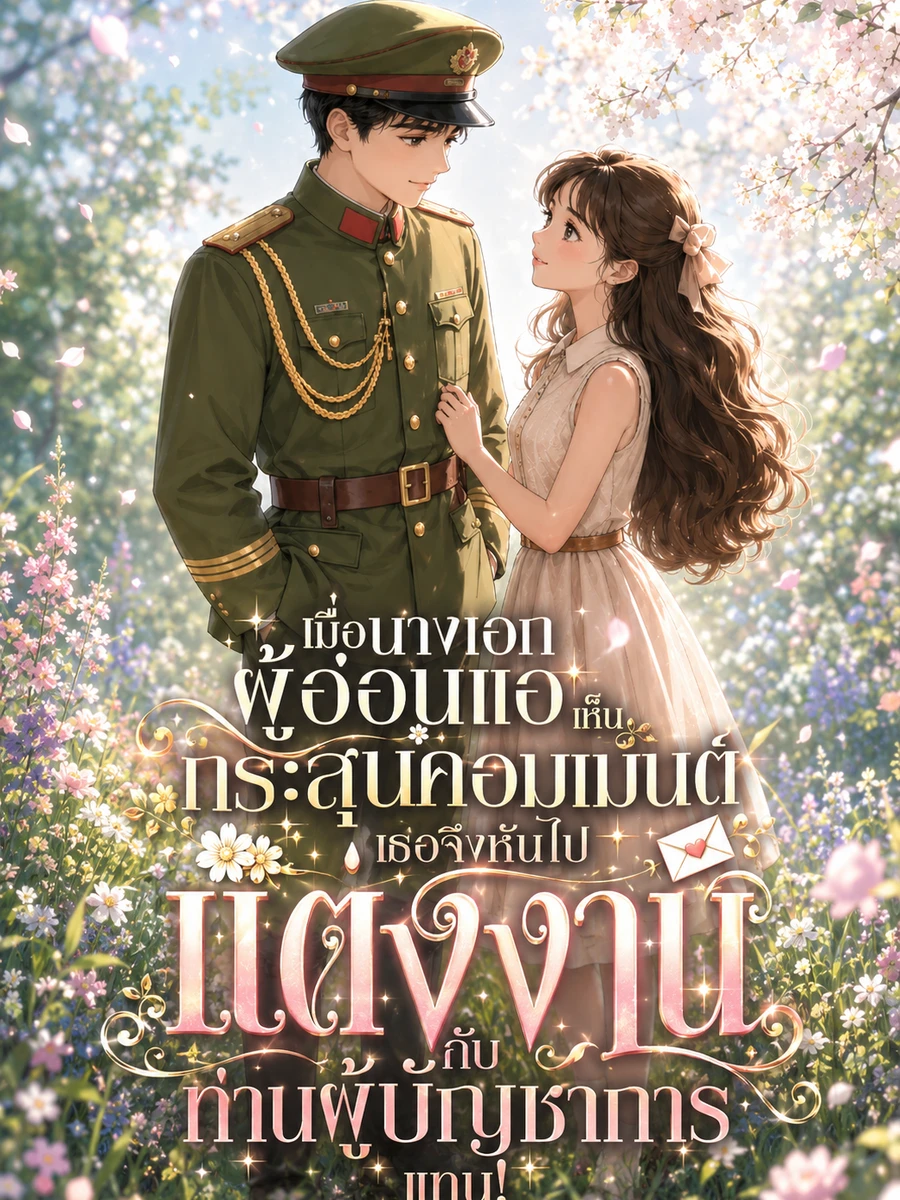 ปก (จบแล้ว) เมื่อนางเอกผู้อ่อนแอเห็นกระสุนคอมเมนต์ เธอจึงหันไปแต่งงานกับท่านผู้บัญชาการแทน!