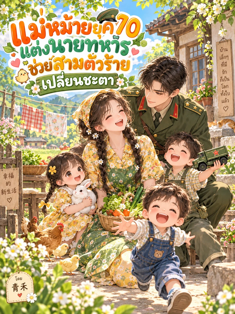 ปก [จบแล้ว]แม่หม้ายยุค 70 แต่งนายทหาร ช่วยสามตัวร้ายเปลี่ยนชะตา