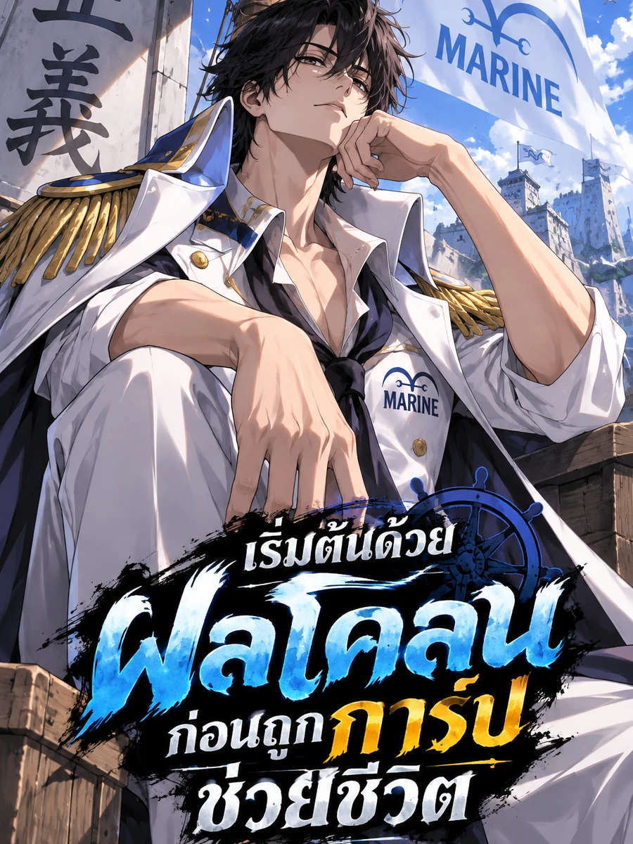 ปก วันพีช: “เริ่มต้นด้วยผลโคลน ก่อนถูกการ์ปช่วยชีวิต”
