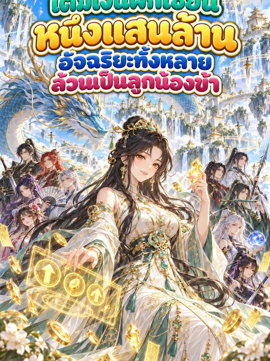 ปก เติมเงินฝึกเซียนหนึ่งแสนล้าน อัจฉริยะทั้งหลายล้วนเป็นลูกน้องข้า