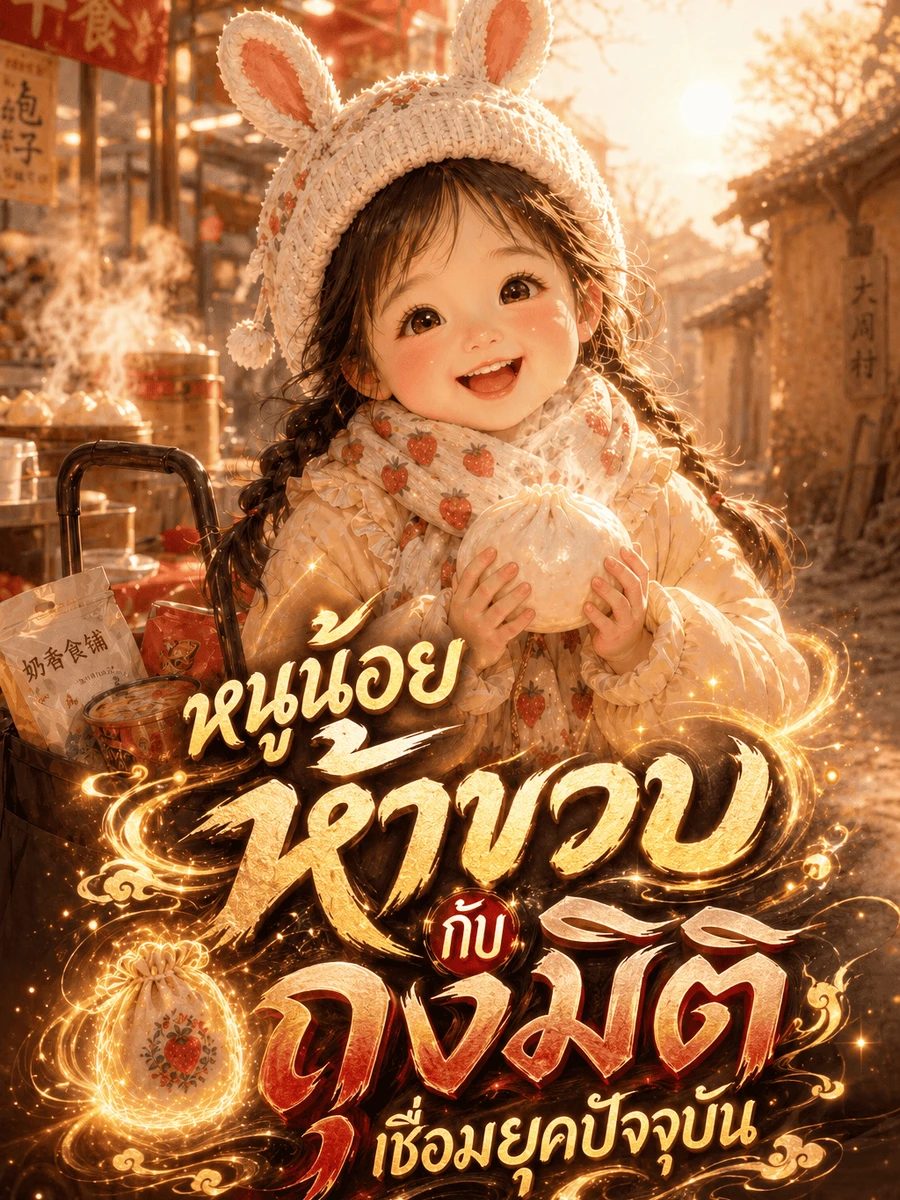 ปก หนูน้อยห้าขวบกับถุงมิติเชื่อมยุคปัจจุบัน