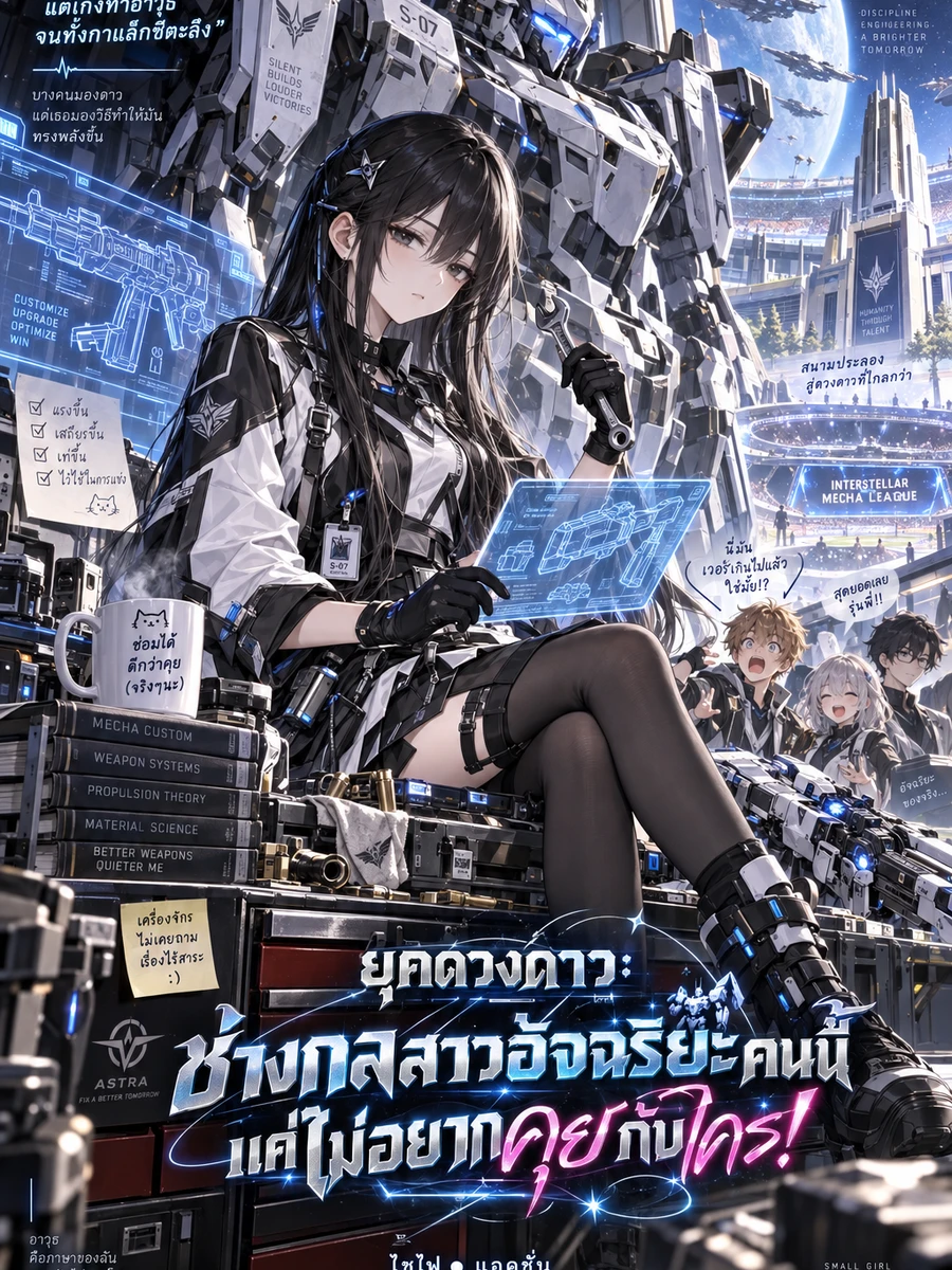 ปก ยุคดวงดาว: ช่างกลสาวอัจฉริยะคนนี้แค่ไม่อยากคุยกับใคร!