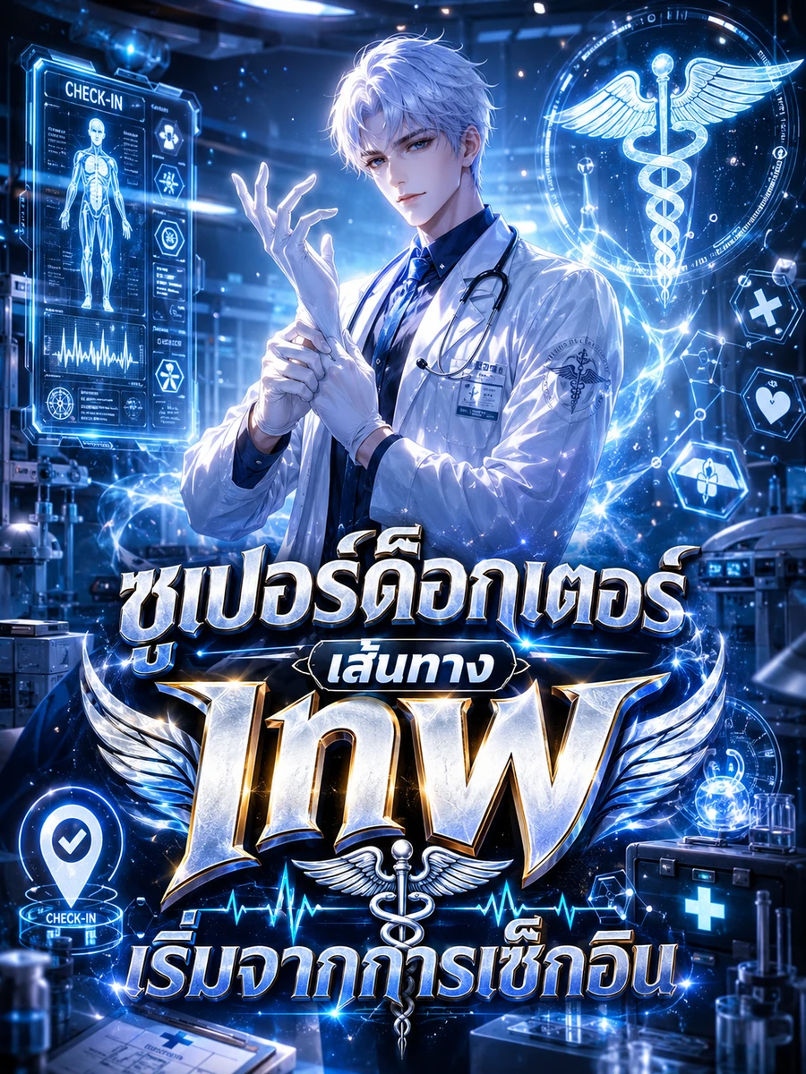 ปก ซูเปอร์ด็อกเตอร์ เส้นทางเทพเริ่มจากการเช็กอิน