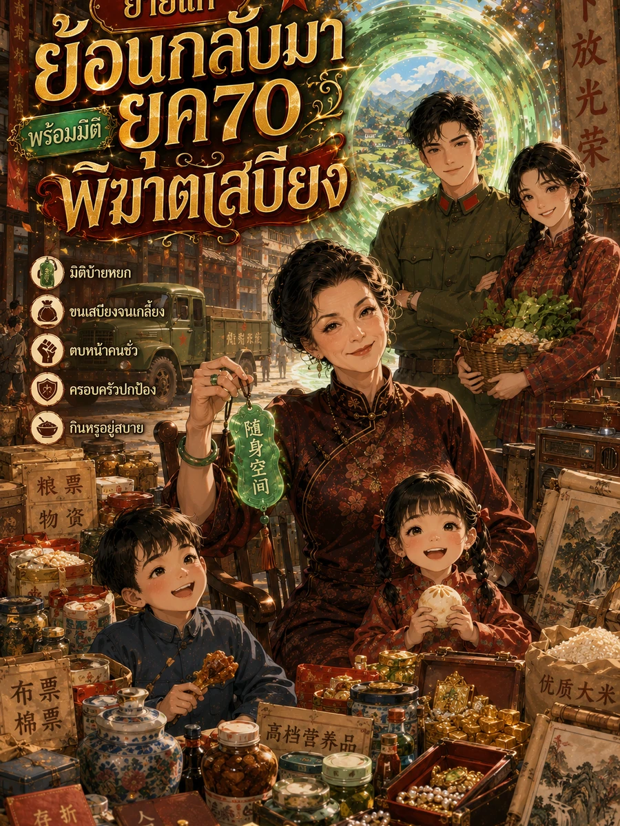 ปก ยายแก่ย้อนกลับไปยุค 70 พร้อมมิติพิฆาต กวาดเสบียงเกลี้ยง