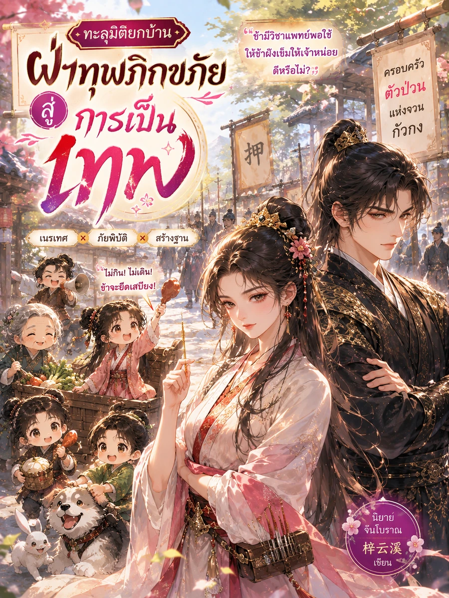 ปก ทะลุมิติยกบ้าน ฝ่าทุพภิกขภัยสู่การเป็นเทพ